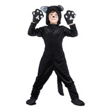 1 Halloween Gato Negro Cosplay Niños Mascarada Animal