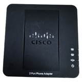 Adaptador Cisco Spa112  2  Puertos Usado Con Cargador