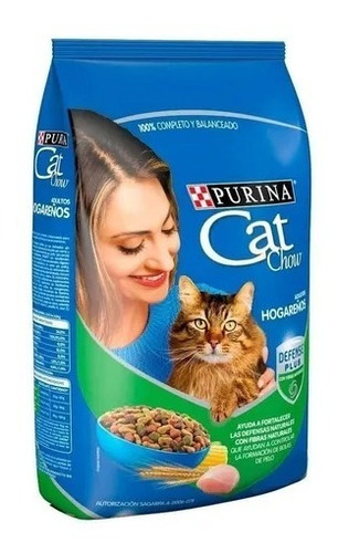 Alimento Cat Chow Defense Plus Hogareños Para Gato Adulto 