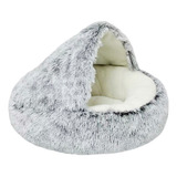 Cama Cueva Con Capucha Para Gatos Talla M - Invierno 50cm