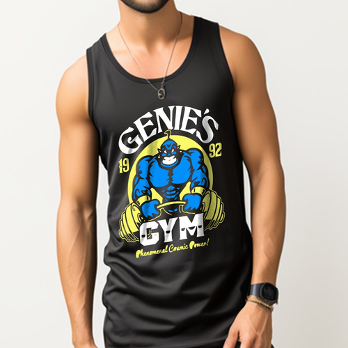 Camisilla Manga Sisa Hombre Estampado Personalizado Gym