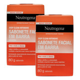 Kit 2 Sabonetes Facial Neutrogena Deep Clean 80g