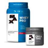 Combo Whey Pro Concentrado 1kg - Creatina 100g  Max Titanium