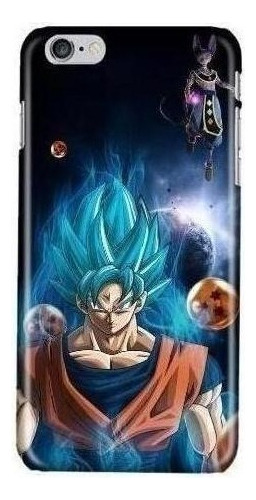 Funda Celular Goku Beerus Bills Dragon Disp Todos Los Cel