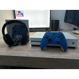 Xbox One S 1t Control Shock Blue Y Original, Audífonos Grat