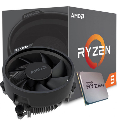 Processador Gamer Amd Ryzen 5 2600 6 Núcleos 3.4ghz + Pasta 