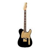 Guitarra Eléctrica Squier By Fender 40th Anniversary Telecaster De Nyatoh 2022 Black Poliuretano Brillante Con Diapasón De Laurel Indio