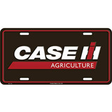 Placa De Licencia Negra Con Logo De Case Ih Agriculture