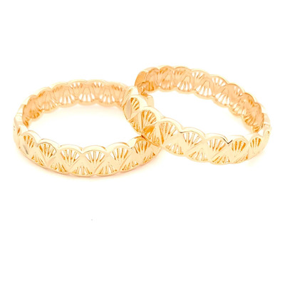 Arracadas Filigrana Mujer Aretes Grandes Oro Laminado 18k | Meses sin interés