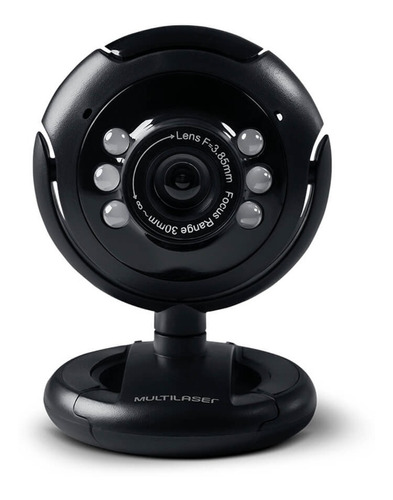 Webcam Night Vision 16.0 Megapixel Multilaser 