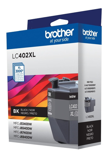 Cartucho Tinta Brother Lc402xl Negro Original J5340dw - 6540