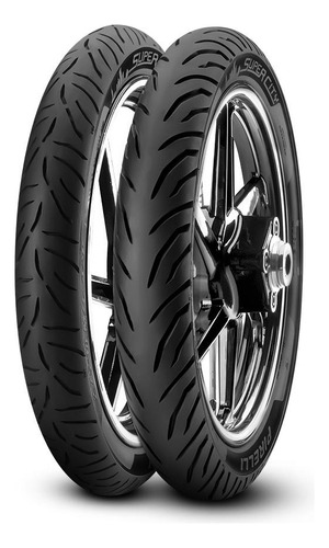 Kit Cubiertas Pirelli Super city Yamaha Ybr 125 R uso c/cam 