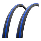 Kit X 2 Cubierta Ruta Clincher Arisun Rapide 700 X 23 Azul