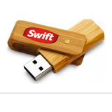 Pendrive Tarjeta Madera 8gb Personalizado Logo Entrega 48hs