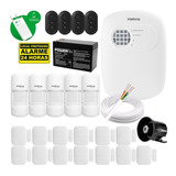 Kit Alarme Intelbras 13 Sensores Xas 4010 5 Ivp 5001 Shield