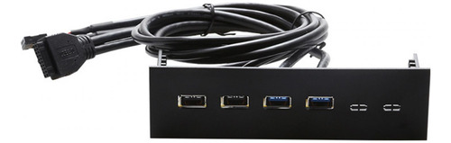 Concentrador De Panel Frontal Usb Panel 4 Puertos Usb3.0 2.0