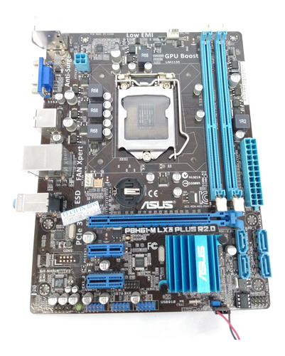 Placa Mãe Asus Lga 1155 H61m P8h61-m Lx3 Plus R2.0 - Defeito