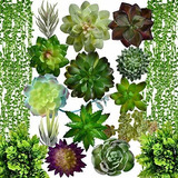 Plantas Suculentas Artificiales Decoraciones Falsas Airbin P