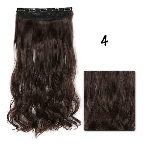 Aplique Tic Tac Cabelo Orgânico Ondulado 65cm Premium