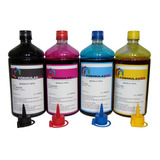 Kit 4 Litros Tinta Compatível Epson L395 Formulasbr 4l