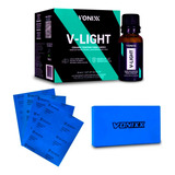 Kit Vitrificador V-light 20ml Lixa Polimento Farol Vonixx