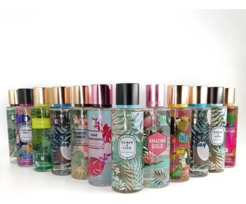Perfume Bodyspray Oferta Vv Love Pack 5 Piezas