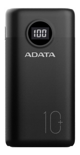 Batería Portátil Adata Ap10000qcd-dgt-cbk Powerbank Usb C 10