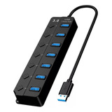 Multitoma Usb 7 Puertos Individuales