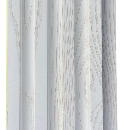 Painel Ripado Eco 290x16x2,5 Cm Parede Revestimento Branco