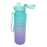 Botella Deportiva Antiderrame 600 Ml Pico Correa Libre Bpa !