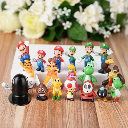 Mario Bros Party Figuras De Acción Donkey Kong Peach Toad