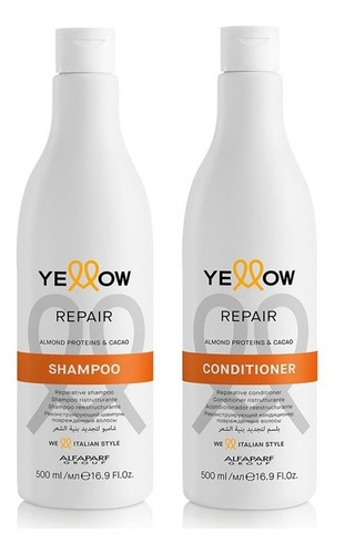 Kit Chico Alfaparf Yellow Repair Shampoo Y Acondicionador