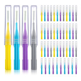 50 Piezas De Cepillo Interdental Palillo Dental Dental Cabez