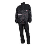 Impermeable Motociclista R7 Racing Negro
