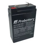 Bateria De Gel 6v 2.8ah Probattery Para Luces De Emergencia