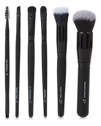 Elf Kit Facial Impecable, Colección De Brochas De 6 Piezas