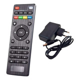 Controle Remoto Tv Box Universal E Fonte Compatível Box Tv