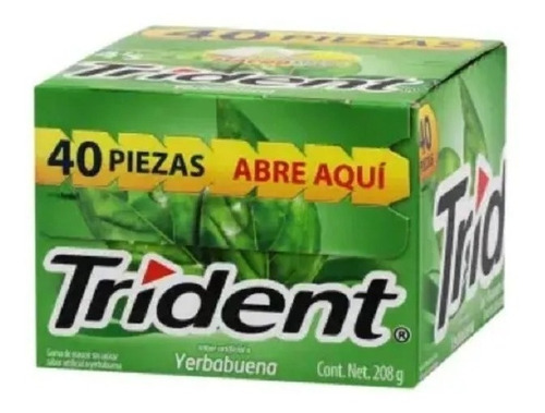 Trident Yerbabuena 40 Piezas Msi