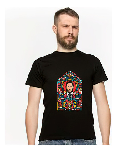 Playera John Wick Vitral Hombre Punch