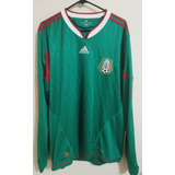 Jersey Original Selección Mexicana 2010 Manga Larga L Adulto