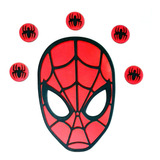 Lámpara Velador De Pared Spiderman Hombre Araña Madera Mdf 