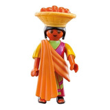Playmobil Serie 5 Nena Hindu Canasta Con Frutas Coya