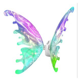 Alas De Mariposa Mecanicas A Bateria Luces Led Multicolor Xu