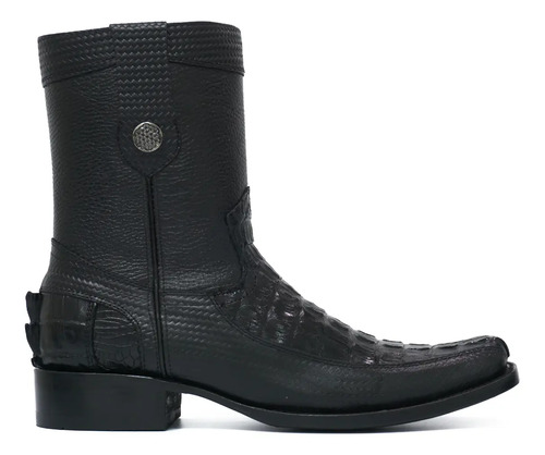 Botas Vaqueras Caballero En Piel De Cocodrilo