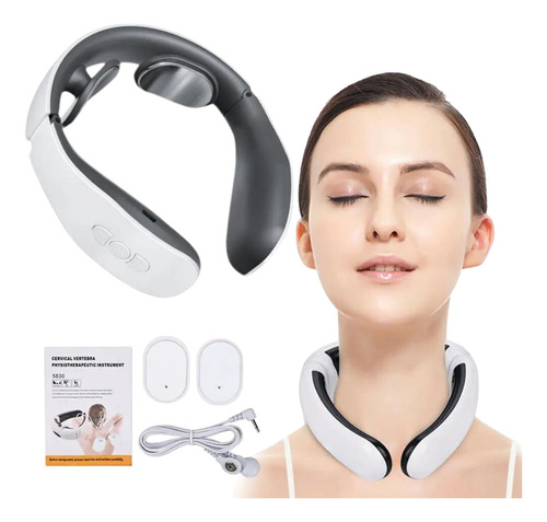 Electro Estimulador De Cuello Cervical Digital 2 Electrodos