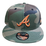 Gorra New Era Bravos De Atlanta Camu Snapback Original 