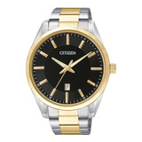 Reloj Citizen Acero Combinado Hombre Bi1034-52e Calendario Color De La Malla Acero Y Dorado Color Del Bisel Dorado Color Del Fondo Negro