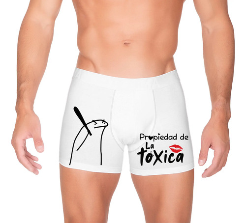 Bóxer De Algodón Personalizado Propiedad De La Toxica Calzón
