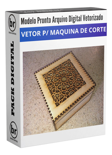 Pacote Vetores Caixa De Madeira Modelo 83 Laser Router Cnc