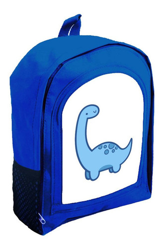 Mochila Azul Infantil  Nena Nene Dinosaurios R5